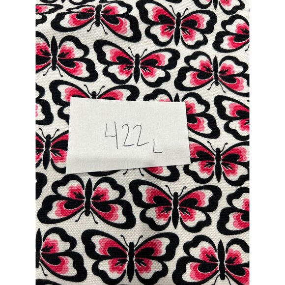 Talbots Womens Size 8 Stretch Ankle Pants With Butterfly Print - Picture 7 of 8